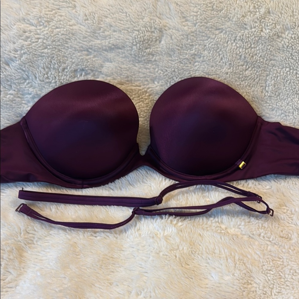 Victoria’s Secret Purple Strapless Push Up Bra